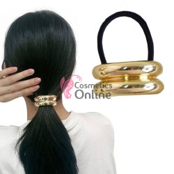 Inel pentru prins parul din metal model DMX01FF Auriu